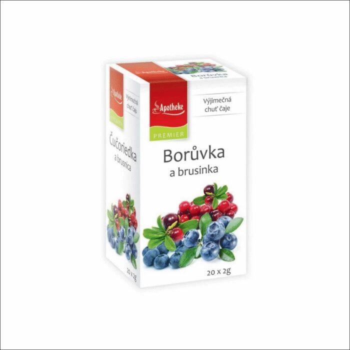 Coup de fouet antioxydant et soutien urinaire – Thé myrtille et canneberge PREMIER