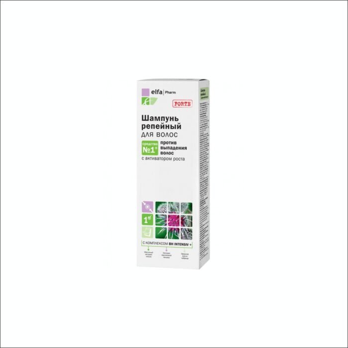 Excessive hair fall and thinning - Burdock shampoo against hair loss 200ml ELFA PHARM