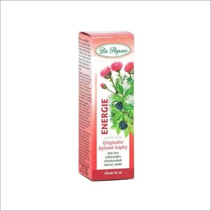 Fatiga y bajos niveles de energía - Dr. Popov energy herbal drops 50ml