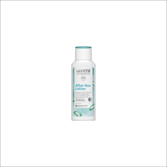 Skin dryness and dehydration after sun exposure - Lavera Organic After Sun Cream with Aloe Vera, 200ml