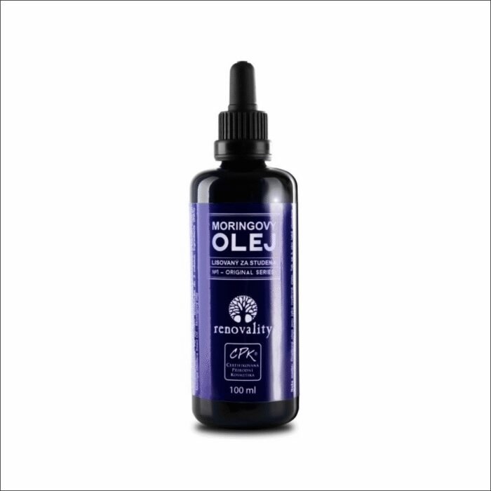 Dryness and dehydration of the skin - Moringa oil cold pressed 100 ml Renovality