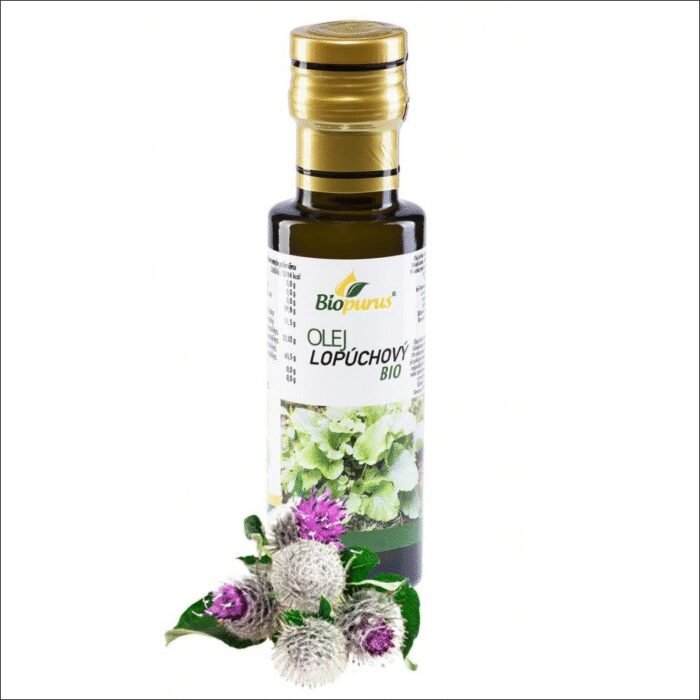 Dry and dehydrated skin - Organic burdock oil (macerate) 250 ml Biopurus