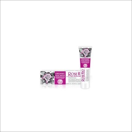 Gum irritation and inflammation - Rose Rio homeopathic toothpaste ROSE WATER 65 ml