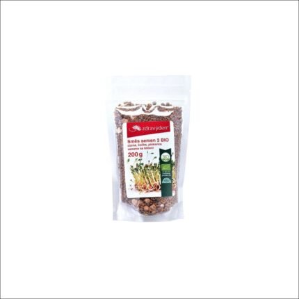 Lack of fresh, nutrient-rich food in the diet - Seed mixture for germination 3 BIO - chickpeas, lentils, fenugreek 200 g Healthy day