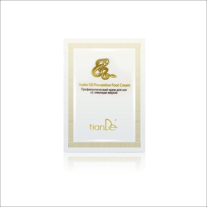 Dry and cracked heels -TianDe Preventive foot cream with snake fat
