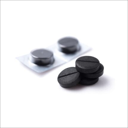 Газы и вздутие - Activated charcoal 10 tablets FARMAKOM