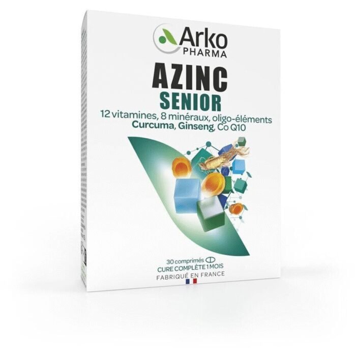 Reducción de la fatiga y debilidad - Arkopharma Azinc Senior,