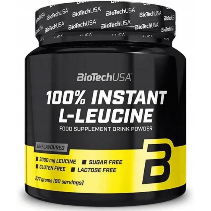 Поддержка синтеза мышечного белка – Biotech USA 100% Instant L-Leucine,