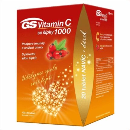 Low immunity – GS Vitamin C1000 + Rose Hips 100 + 20 tablets