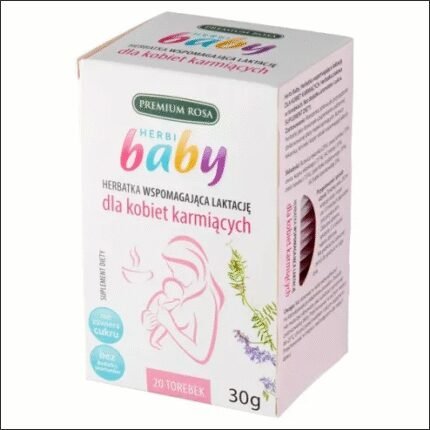 Поддержка лактации и выработки молока - Herbi BABY, Tea for breastfeeding women, 20 sachets