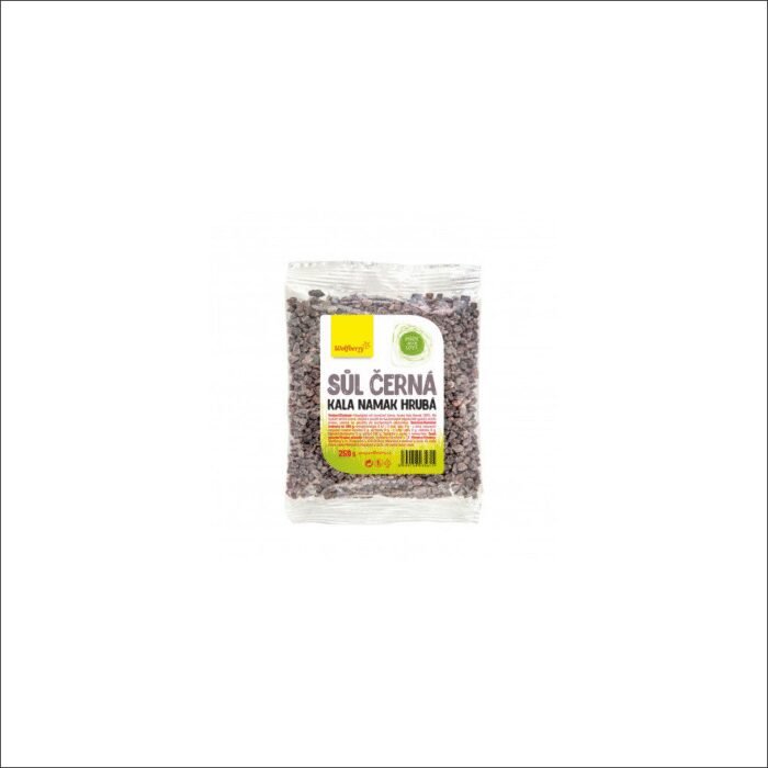 Lack of natural minerals in regular fine salt - Himalayan black coarse salt Kala Namak 250 g Wolfberry