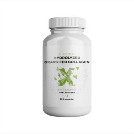 Douleurs et raideurs articulaires - Hydrolyzed GrassFed Collagen (collagen from grass-fed cows), 200 g BRAINMAX