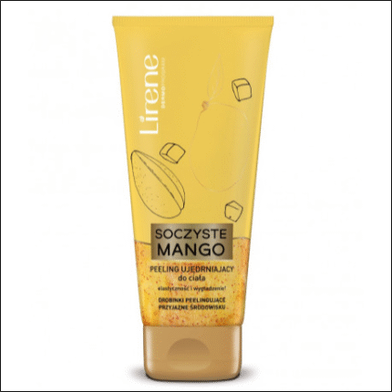 LIRENE JUICY MANGO - FIRMING BODY SCRUB, CAPACITY 175 G,LIRENE SOCZYSTE MANGO - PEELING UJĘDRNIAJĄCY DO CIAŁA, POJ. 175 G,Lirene