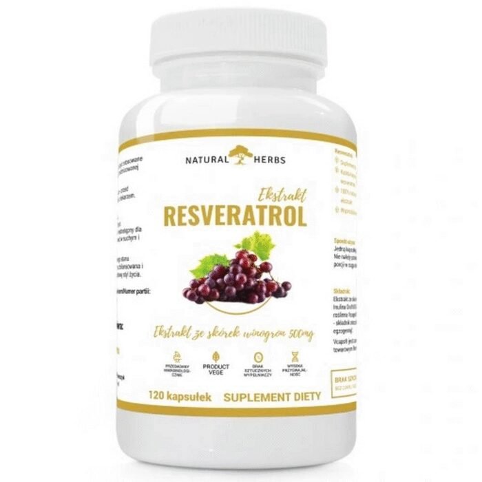 Antioxidant Protection – Natural Herbs RESVERATROL,