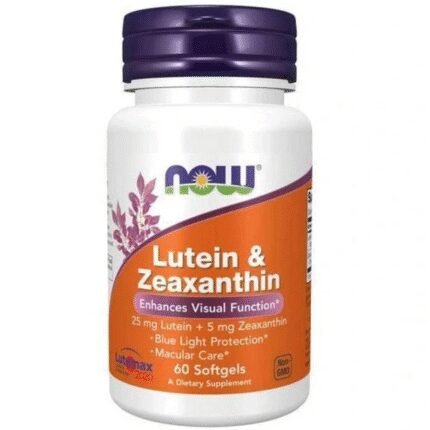 Eye Health Support – Now Lutein & Zeaxanthin 25mg + 5mg,