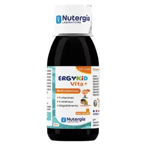 Soutien du système immunitaire des enfants – Nutergia Ergykid Vita,