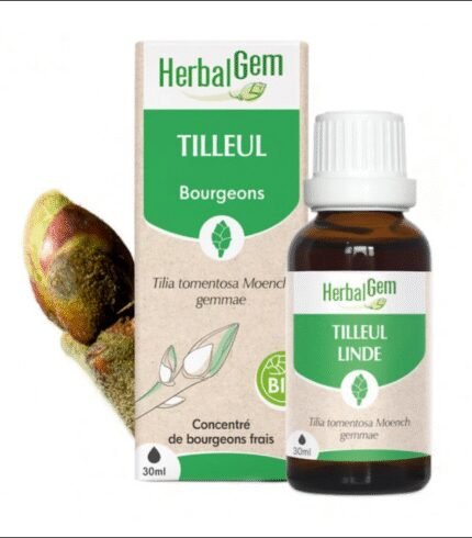 Stress and nervous tension - Organic Linden Tree Concentrate Tilleul Gemmo BIO Concentré HERBALGEM 30 ml
