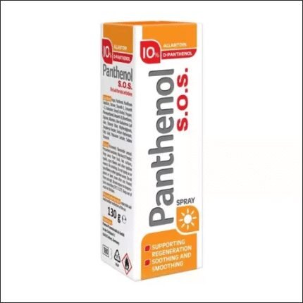 Irritation et rougeurs dues aux coups de soleil – Panthenol 10% SOS, SPRAY soothing after sunbathing, 130 ml. Pamex