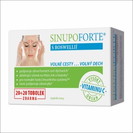 Inflammation et inconfort des sinus – SINUPO Forte with Boswellia 40 tablets