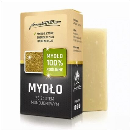 Тусклая и усталая кожа - Soap with Monoionic Gold, 100 g. Nature's Health