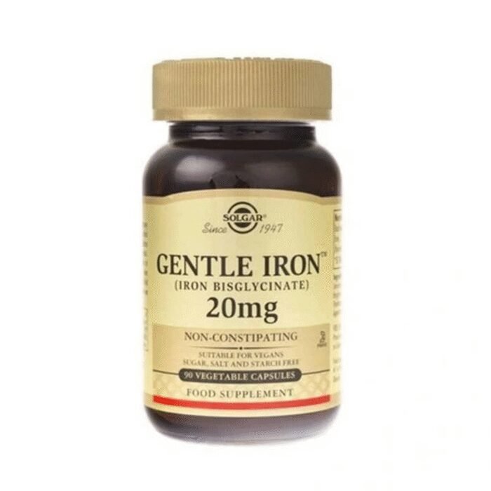 Hemoglobin Level Support – Solgar Gentle Iron 20mg,