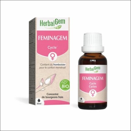 Menstruación dolorosa (dismenorrea) - Supplement against painful menstruation Herbalgem Feminagem BIO 30 ml