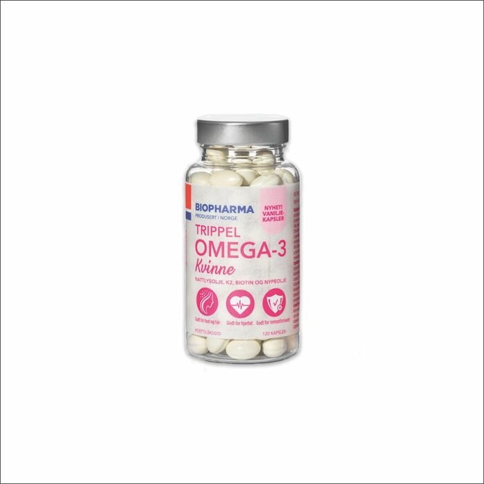 Mala salud cardíaca - Trippel Omega 3 for women - 120 capsules BIOPHARMA