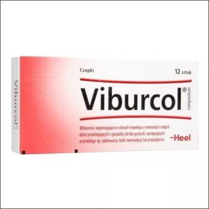 Elevated temperature in children - Viburcol Compositum - SUPPOSITIONS, 12 suppositories.(Heel)