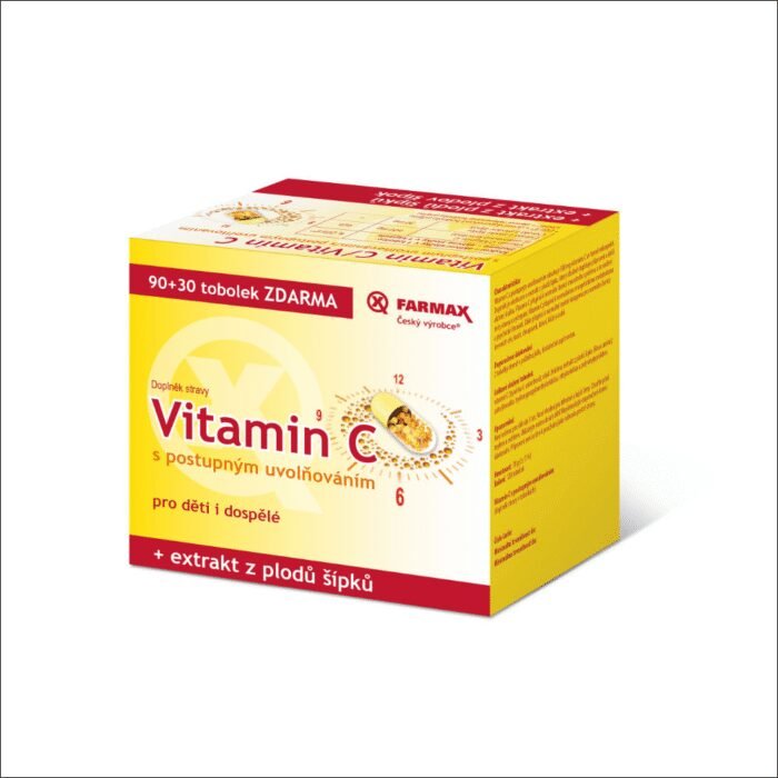 Fonction immunitaire faible – Vitamin C Time Release 120 Capsules
