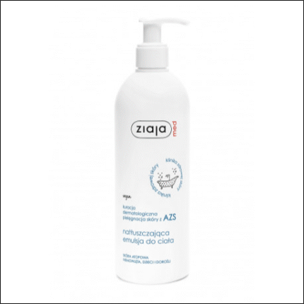 ZIAJA MED - TRATAMIENTO DERMATOLÓGICO CUIDADO DE LA PIEL PARA DERMATITIS ATÓPICA, EMULSIÓN CORPORAL HIDRATANTE, CAPACIDAD 400 ML,ZIAJA MED - DERMATOLOGICAL TREATMENT SKIN CARE FOR ATOPIC DERMATITIS, MOISTURIZING BODY EMULSION, CAPACITY 400 ML,Ziaja