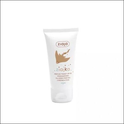 Sunburn on sensitive facial skin - Ziaja Ziajka, face CREAM SPF-30, 50 ml