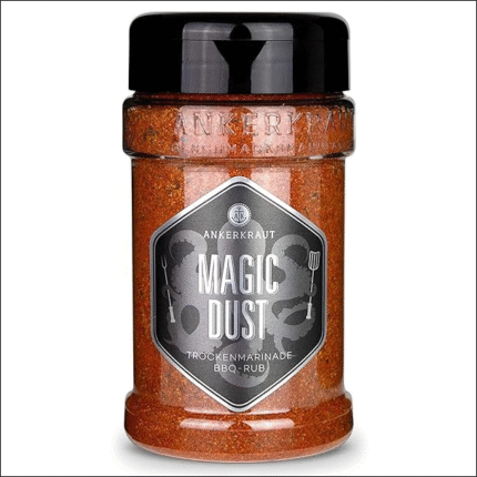 Ankerkraut Magic Dust, BBQ Rub, Marinade for Meat, Spice Mix for Grilling, 230 g in Shaker,Ankerkraut