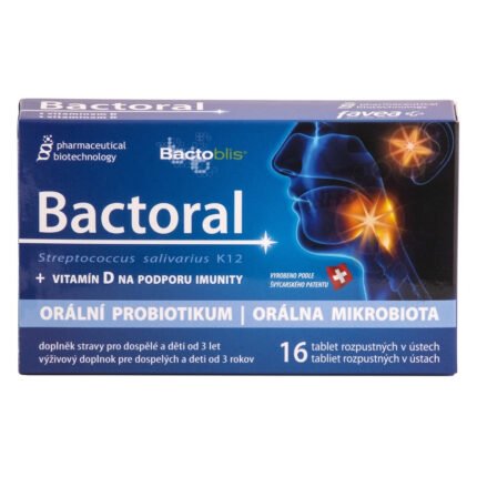 Sistema inmunológico debilitado - Bactoral+Vitamin D 16 tablets