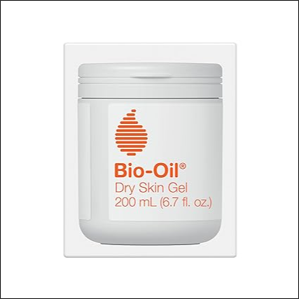 Dry, flaky skin - Bio-Oil Dry Skin Gel, Face and Body Moisturizer, Fast Absorbing Hydration, with Soothing Emollients and Vitamin B3, Non-Comedogenic, 6.7 Oz