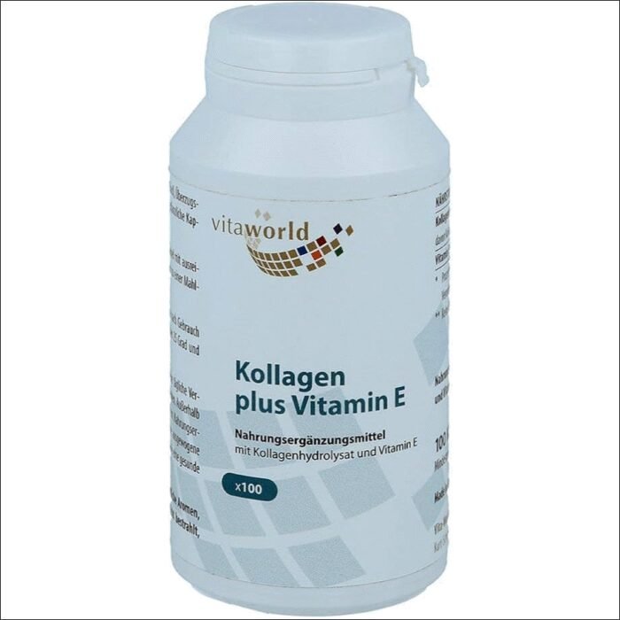Loss of skin elasticity and premature aging - Collagen Plus Vitamin E Capsules