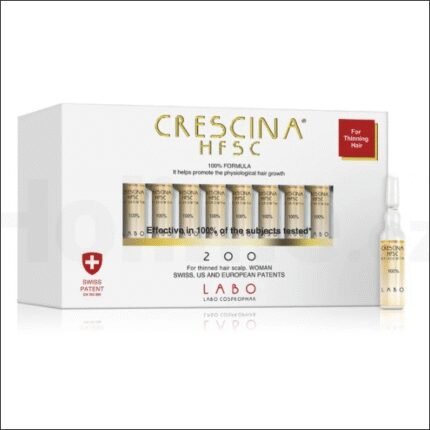 Initial stage of baldness - Crescina HFSC 100% (initial stage) Re-growth 200 For women 20×3.5ml