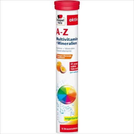 Nutritional deficiencies and imbalanced diet - Doppelherz A-Z Multivitamin + Minerals - 21 Selected Nutrients to Support Health and Wellbeing - 15 Tablets