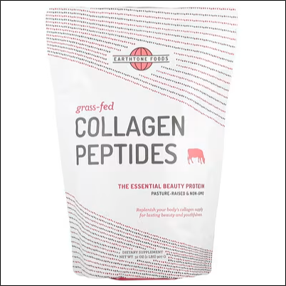 Skin aging and loss of elasticity - Earthtone Foods, Grass Fed Collagen Peptides, 32 oz (907 g)