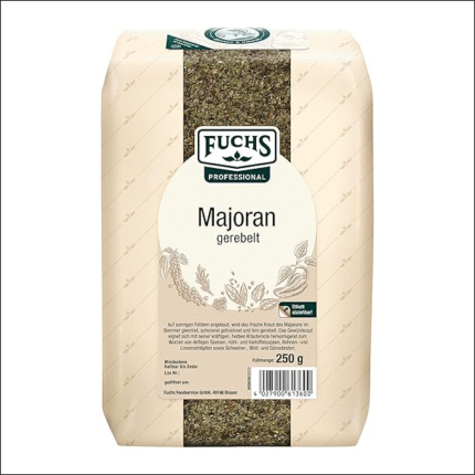 Especias ralladas de mejorana Fuchs, 250 g,Fuchs Marjoram Grated Spices, 250 g,Fuchs