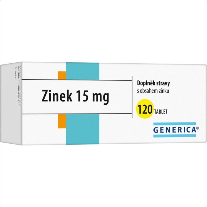 Weak immune system - Generica Zinek 15mg 120 cps