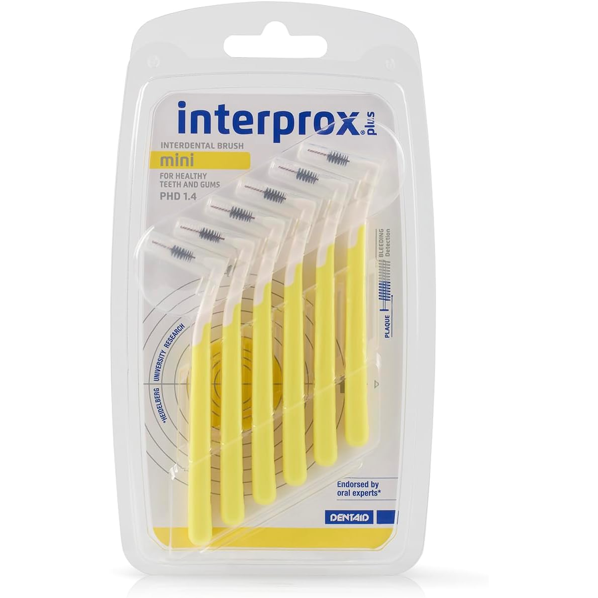 interprox plus yellow 11mm mini9g Tight space cleaning – Plus Yellow 1.1mm Mini,