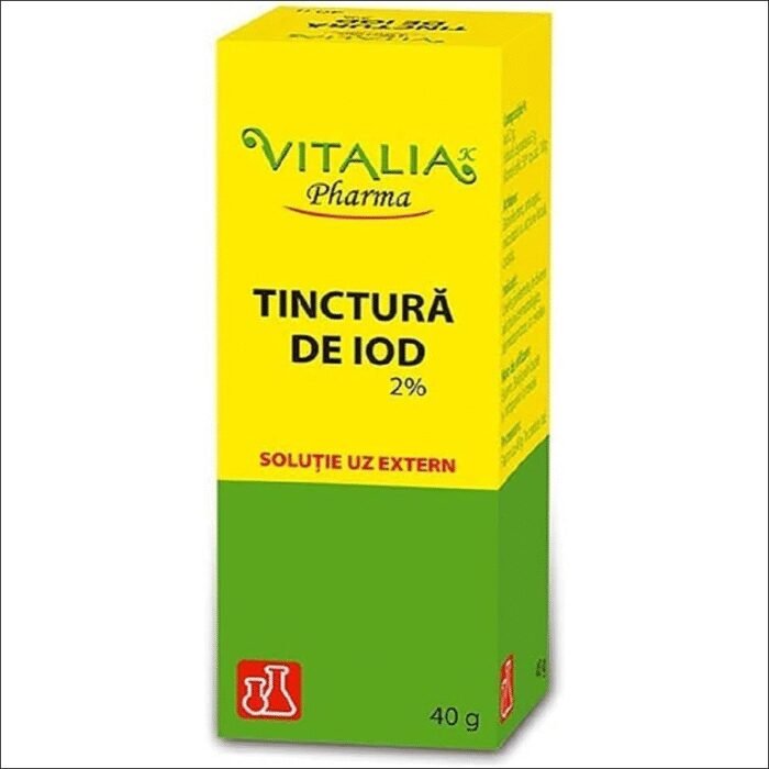Infecciones leves de heridas - Iodine Solution 2%, 40 g