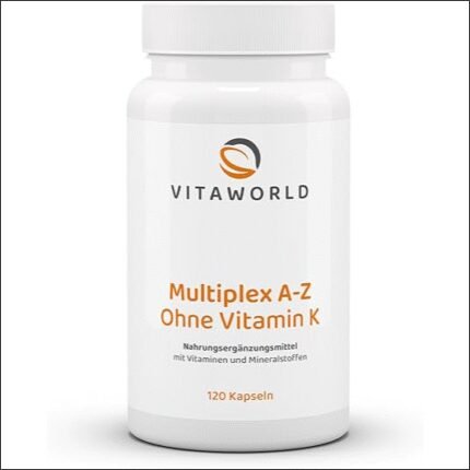 Carences en vitamines et minéraux - Multivitamin A-Z without Vitamin K, 120 Capsules,Iodine-Free, Pharmacies Manufacture
