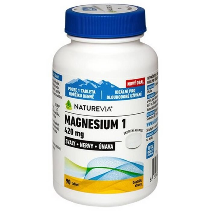 Поддержка нервной системы – NatureVia Magnesium 1 420 mg,