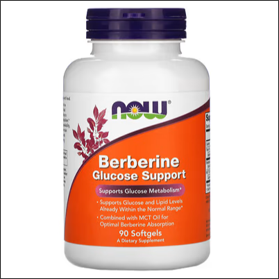 Poor glucose metabolism - NOW Foods Berberine & Glucose 90 Capsules
