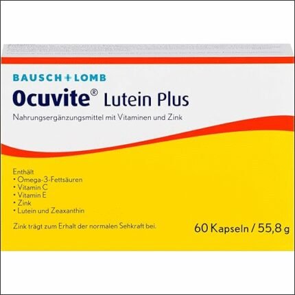 Age-related macular degeneration risk - Ocuvite Lutein Plus Kapseln, 60 pcs