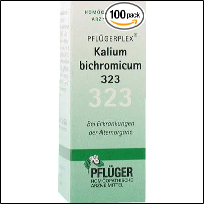 Sinus congestion - PFLÜGERPLEX Potassium Bichromicum 323 Tablets Pack of 100 Tablets