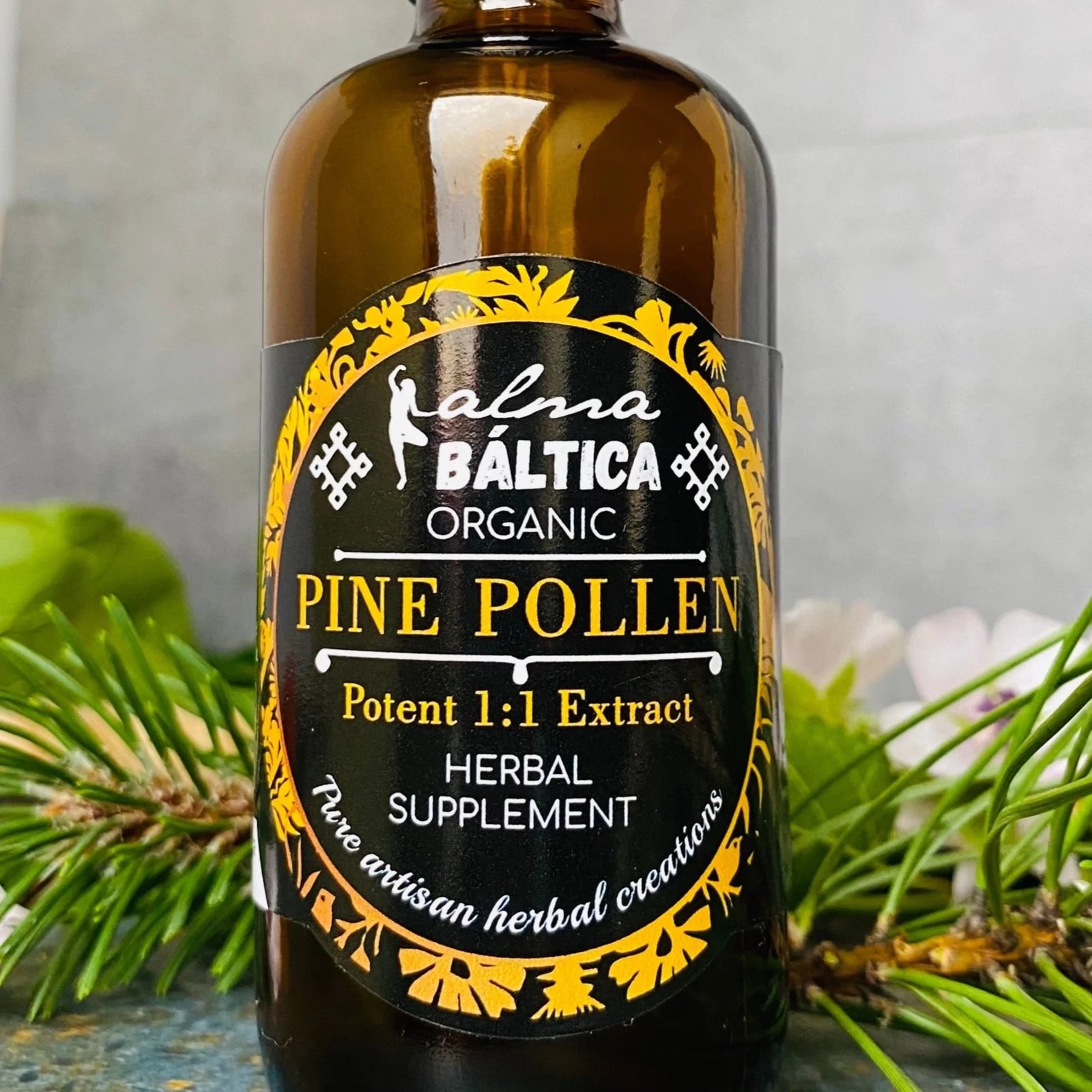 pine pollen100ml Supports vitality and hormone balance β PINE POLLEN