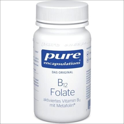 Повышенный уровень гомоцистеина – Pure Encapsulations - B12 Folate - Activated Folic Acid and Vitamin B12, 90 Capsules