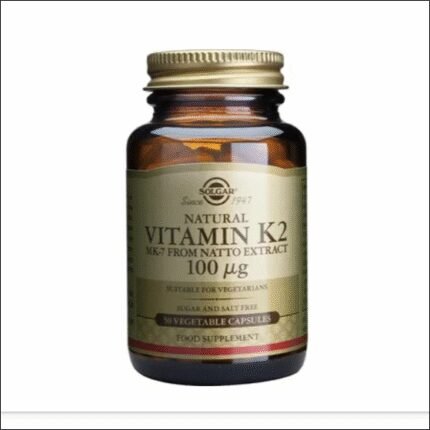 Poor calcium absorption and bone weakness - Solgar Vitamín K2 100ug, 50 cps